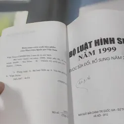 Bộ Luật Hình Sự Năm 1999  Được Sửa Đổi, Bổ Sung 2009 727364