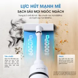 Máy hút bụi Kalite KHV01 – Lực hút mạnh mẽ, làm sạch nhanh chóng