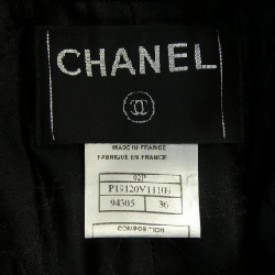 【Vintage】Chanel CHANEL P19120V11109 02P Áo khoác không cổ 632624