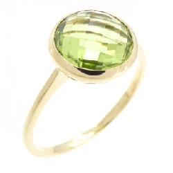 Nhẫn Peridot 750YG