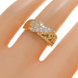 Nhẫn kim cương K18YG 0.20CT - Hàng hiệu Authentic 854217