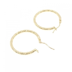 Bông tai hoop 750YG - Hàng hiệu Authentic 872092