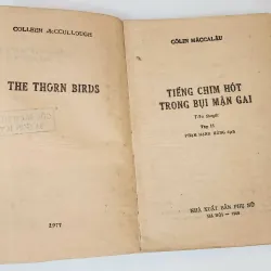 Tiểu thuyết TIẾNG CHIM HÓT TRONG BỤI MẬN GAI (trọn bộ 3 tập 967 trang - in 1988) 790278