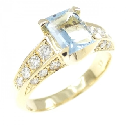 Nhẫn Aquamarine K18YG 0.80CT