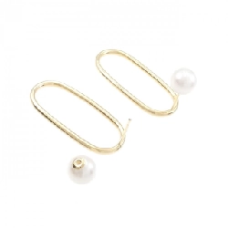 K18YG Bông tai ngọc trai Akoya 7.5mm - Hàng hiệu Chính hãng 872977