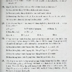 Bộ Đề Trắc Nghiệm Khách Quan Hóa Học Lớp 12 Xưa 8052