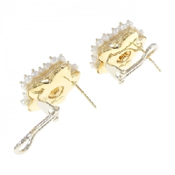 Bông tai ngọc trai nước ngọt 750YG/750WG - Hàng hiệu Authentic 870636