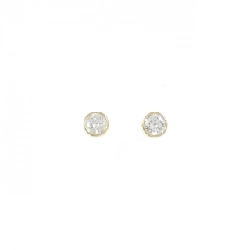 K18YG Solitaire Bông tai Kim cương 0.16CT - Hàng hiệu Chính hãng