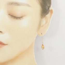 K18YG Bông tai hình vuông - Hàng hiệu Chính hãng 875792