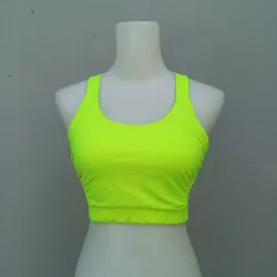 Áo bra tập Gym, tập thể thao màu xanh dạ quang 932382