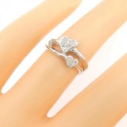 Nhẫn kim cương hình trái tim K18WG 0.04CT - Hàng hiệu Chính hãng 847507