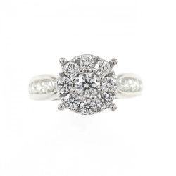 Nhẫn kim cương 18KWG - Hàng hiệu Authentic 848520