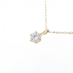 K18YG Solitaire Dây chuyền kim cương 0.15CT - Hàng hiệu Chính hãng 864830