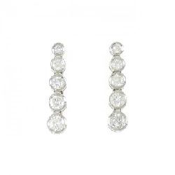 PT900 Bông tai kim cương 2.20CT - Hàng hiệu Chính hãng