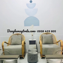 Ghế mây đọc sách- Ghế đơn mây nệm dày 492937