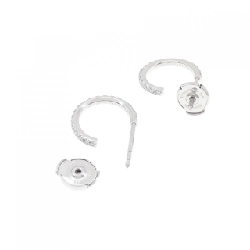 Bông tai nhỏ hình vòng Tiffany Metro - Hàng hiệu Authentic 846446