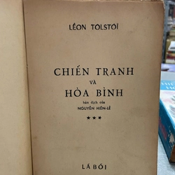 CHIẾN TRANH VÀ HÒA BÌNH - LEON TOLSTOI 446275