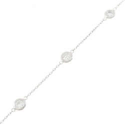 K18WG Vòng tay kim cương 1.00CT - Hàng hiệu Chính hãng