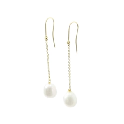 Bông tai chuỗi ngọc trai Tiffany - Hàng hiệu Authentic 845465