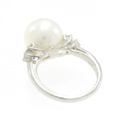 Nhẫn ngọc trai trắng PT900 12.8mm - Hàng hiệu Authentic 854323