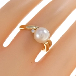 Nhẫn ngọc trai Akoya K18YG 7.5mm 668714