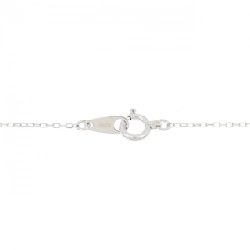 K18WG Dây chuyền kim cương chéo 0.15CT - Hàng hiệu Chính hãng 867317