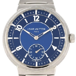 Đồng hồ Louis Vuitton Tambour Automatic Steel Blue W1ST20 SS - Hàng hiệu Authentic