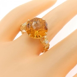 K18YG Nhẫn Đá Màu - Hàng hiệu Chính hãng 846163