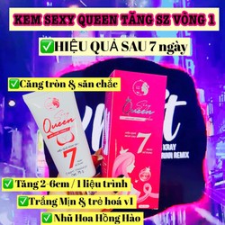 COM BO 2 tuýp Kem massage SEXY QUEEN tăng sai V1