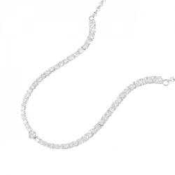 K18WG Dây chuyền kim cương - Hàng hiệu Authentic 848214