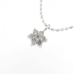 K14WG Dây chuyền kim cương hoa 0.08CT - Hàng hiệu Chính hãng 860288