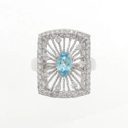 Nhẫn Paraiba Tourmaline K18WG 0.42CT 667986