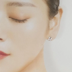 Bông tai kim cương 18KWG/K18WG 0.50CT - Hàng hiệu Chính hãng 867805