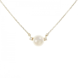 K18YG Ngọc trai Akoya Dây chuyền 8mm - Hàng hiệu Chính hãng