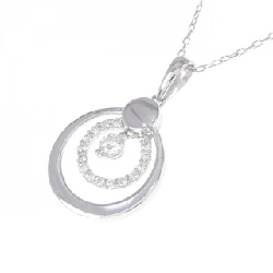 K18WG Dây chuyền kim cương 0.18CT - Hàng hiệu Chính hãng 864228