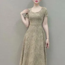 Trang phục công sở vest nữ tay dài màu xám kẻ sọc nhạt 715976