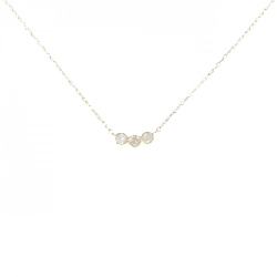 Dây chuyền kim cương K18YG 0.10CT - Hàng hiệu Chính hãng