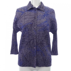 【Cổ điển】Pleats Please 2005 Lá PP51-JJ922 7560022 Áo sơ mi 633368