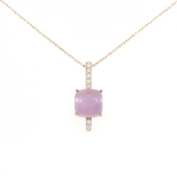 K18PG Đá màu Dây chuyền - Hàng hiệu Authentic