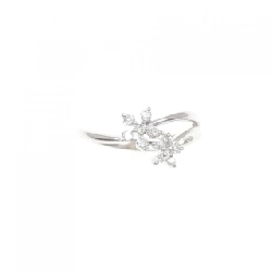 Nhẫn kim cương hoa K18WG 0.15CT - Hàng hiệu Authentic 846859