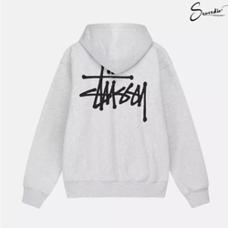 áo hoodie stussy xám tiêu