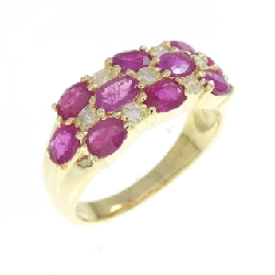 Nhẫn Ruby K18YG 1.68CT - Hàng hiệu Chính hãng