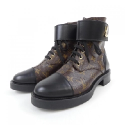 Giày boot LOUIS VUITTON Patent Monogram Canvas Wonderland Line - Hàng hiệu Authentic 827294