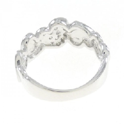 Nhẫn kim cương hình trái tim K18WG 0.12CT 671918