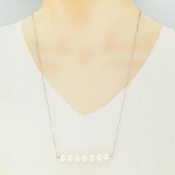 K18WG Ngọc trai Akoya Dây chuyền - Hàng hiệu Chính hãng 850551