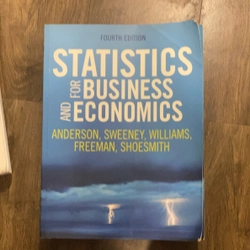 Statistics for Business and economics