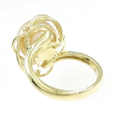 Nhẫn ngọc trai trắng K18YG 12.3mm 667564