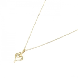 K18YG Dây chuyền kim cương hình trái tim 0.05CT - Hàng hiệu Authentic 858674