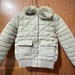 Áo phao nữ màu xanh 1013032