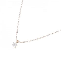 K18PG Solitaire Dây chuyền kim cương - Hàng hiệu Chính hãng 863635